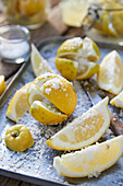 Pickled salt lemons