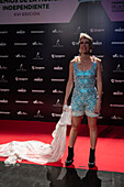Karmento on the red carpet at the MIN Independent Music Awards 2024, Zaragoza, Spain
