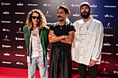 Sexy Zebras on the red carpet at the MIN Independent Music Awards 2024, Zaragoza, Spain