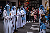Holy Week Proclamation Procession that symbolizes the beginning of nine days of passion Zaragoza, Spain