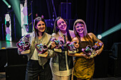 Award winners celebrate at the MIN Independent Music Awards 2024, Zaragoza, Spain