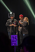 La la Love you, winners for the best Videclip award, at the MIN Independent Music Awards 2024, Zaragoza, Spain