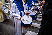 Holy Week Proclamation Procession that symbolizes the beginning of nine days of passion Zaragoza, Spain