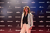 Flamenco-Künstlerin Lourdes Pastor auf dem roten Teppich bei den MIN Independent Music Awards 2024, Zaragoza, Spanien