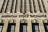 American Stock Exchange Building, exterior view, Financial District, New York City, New York, USA