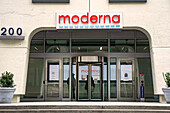 Moderna headquarters, exterior view, Cambridge, Massachusetts, USA