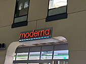 Moderna headquarters, exterior view, Cambridge, Massachusetts, USA