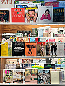 Zeitschriftenkiosk, New York City, New York, USA