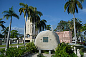 Kuba,orient region,Santiago de Cuba,das Grab von Fidel Castro sieht aus wie ein Maiskorn