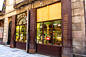 BARCELONA,SPAIN - JUNE 01,2019.Herboristeria del Rei,a historic 19th century medicinal herb shop in Barcelona,Catalonia,Spain