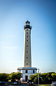 Biarritz,France - September 06,2019 - View of Biarritz lighthouse,France