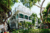 USA. Florida. Die Keys. Key West. Historisches und touristisches Zentrum. Das Dr. Joseph Yates Porterhouse.