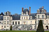 Seine et Marne. Fontainebleau. Fontainebleau castle.
