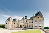 Frankreich. Seine und Marne. Schloss von Vaux le Vicomte. Blick auf die Nordfassade.