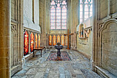 France. Normandy. Department of Manche. Coutances. Cathedral. The chapel of the consecration.