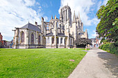 France. Normandy. Department of Manche. Coutances. Cathedral.