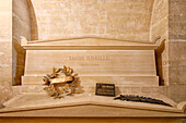 France. Paris. 5th district. The Pantheon. The crypt. Tomb of louis Braille.