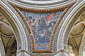 France. Paris. 5th district. The Pantheon. The ceilings. Painting The Homeland.