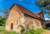 France,Causses du Quercy natural regional Park,Lot,Prudhornat barn-cowshed (19th century)