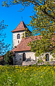 France,Quercy,Lot,Saint Laurent-les-Tours,Roman church Saint Laurent