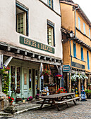 France,Nouvelle Aquitaine,Correze,Beaulieu-sur-Dordogne,boutique of regional products "Epices et Delices" (Saint James Way)