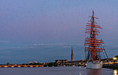 Frankreich,Gironde,Bordeaux,Fête du Fleuve 2019,SEDOV russisches Schulschiff (117 Meter lang)