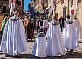 Spain,Rioja,Medieval Days of Briones (festival declared of national tourist interest),participants dressed as knights of the Order of Saint John of Jerusalem (Hospitallers)