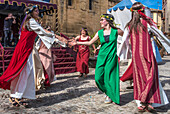 Spanien,Rioja,Mittelalterliche Tage von Briones (Festival von nationalem touristischem Interesse),Tanz