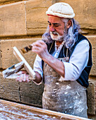 Spanien,Rioja,Mittelalterliche Tage von Briones (Festival von nationalem touristischem Interesse),Stuckateur Handwerker