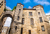 France,Gironde,Saint Emilion (UNESCO World Heritage Site),old house