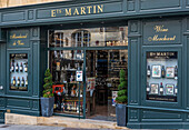France,Gironde,Saint Emilion (UNESCO World Heritage Site),"Ets Martin" wine shop