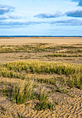 Frankreich,Gironde,Bassin d'Arcachon, der Strand von La Hume bei Ebbe in Gujan-Mestras