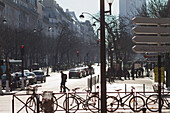 Frankreich,Paris,75,13.Arrondissement,Avenue des Gobelins,Wintermorgen