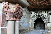 Spanien,Aragon,Provinz Huesca,Jaca,Kloster San Juan de la Pena,der Kreuzgang