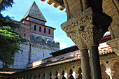 France,Occitanie,Tarn et garonne (82),Moissac,Saint Pierre abbey,the cloister,Unesco world heritage