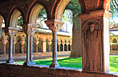 Frankreich,Okzitanien,Tarn et garonne (82),Moissac,Abtei Saint Pierre,der Kreuzgang,Unesco Weltkulturerbe