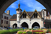 Frankreich,Neu Aquitanien,Lot et Garonne department (47),Castillonnes,cornieres square