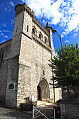 France,Nouvelle Aquitaine,Lot et Garonne department (47),Monflanquin,medieval village,the church