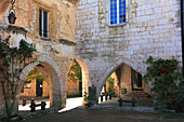 Frankreich,Nouvelle Aquitaine,Dordogne department (24),Monpazier,mittelalterliches Dorf