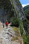 Frankreich,Nouvelle Aquitaine,Pyrenees Atlantiques department (64),Bearn,Etsaut,chemin de la mature