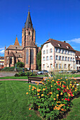 France,Grand-Est,Bas Rhin (67) Alsace,Wissembourg,Saint Pierre and paul abbatial church