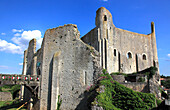 Frankreich,Nouvelle Aquitaine,Vienne department,Chauvigny,medieval city,Eveques castle