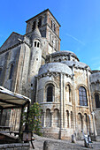 Frankreich,Nouvelle Aquitaine,Vienne department,Chauvigny,mittelalterliche Stadt,Saint Pierre collegiate church