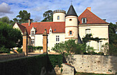 France,Centre Val de Loire,Cher department,Jalognes,Pesselieres garden and castle