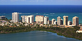 Usa,Porto Rico,aerial view of San Juan