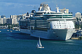Usa,Puerto Rico,San Juan. Kreuzfahrtschiffe
