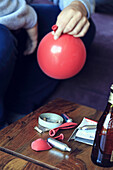 Nitrous oxide. Laughing Gas Balloons