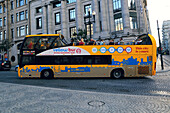 Europa,Portugal,Porto,Doppeldeckerbus zur Besichtigung der Stadt