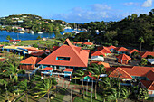 English West Indies,Saint Lucia. Castries cruise ships harbour.