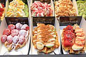 Europe,Belgium,Brussels. The famous Belgian waffle